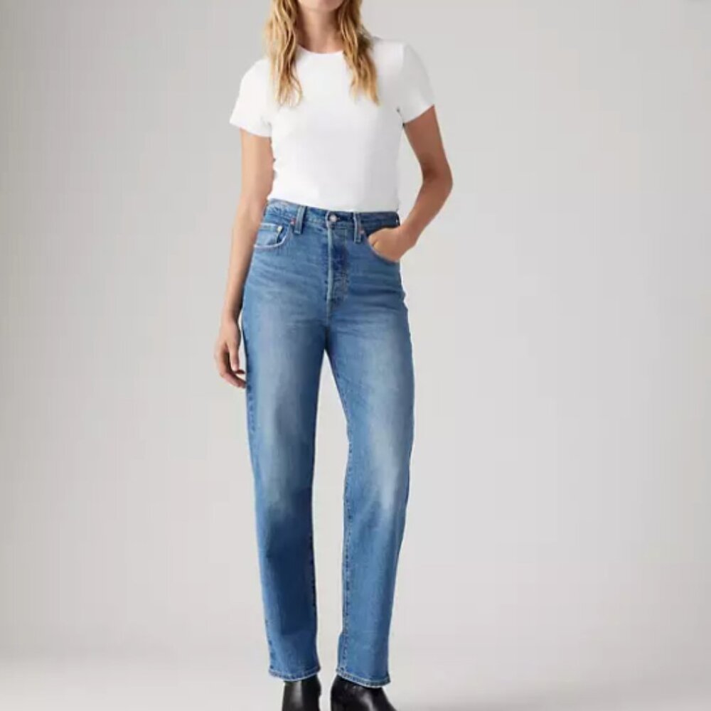 Levi's ribcage straight ankle